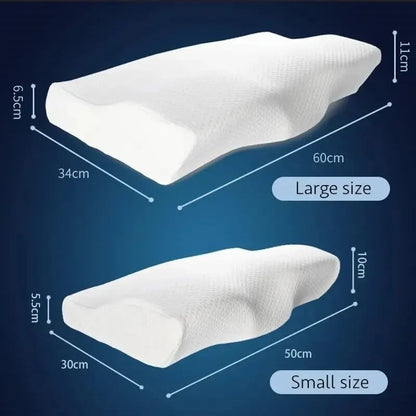 SleepRuhe Neck Support Pillow – Memory Foam Pillow Against Snoring &amp; Neck Pain